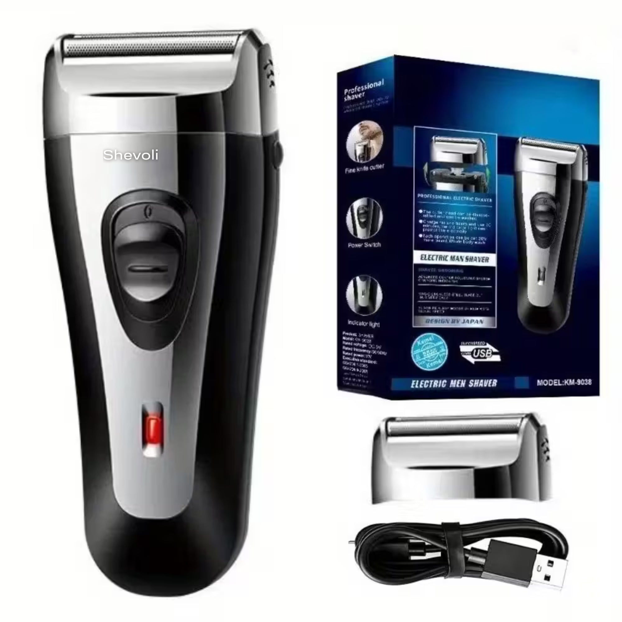 Powerful Foil Electric Shaver for Men