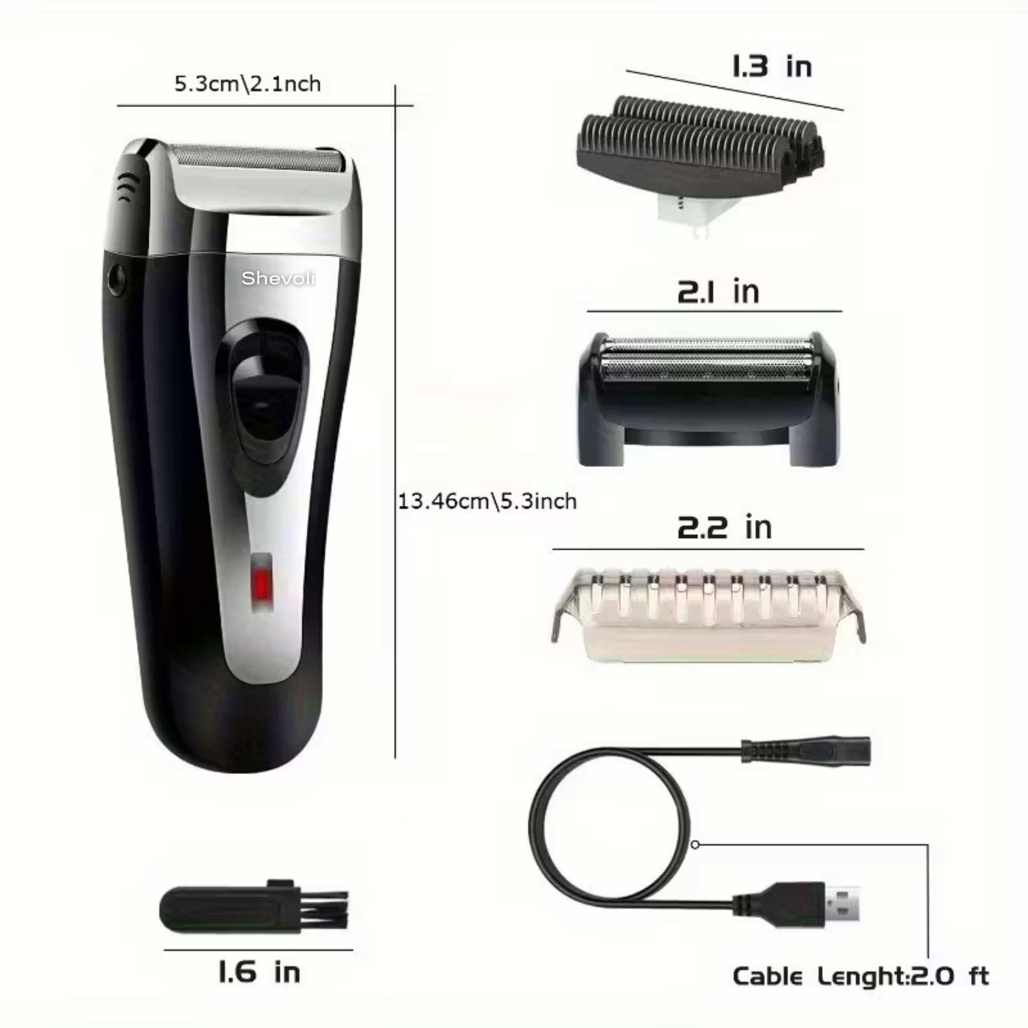 Powerful Foil Electric Shaver for Men