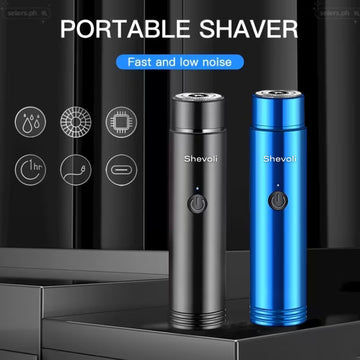 Professional Body Hair Trimmer with Ceramic Blades, LCD Display & 2 Guards (USB Rechargeable, 3.7V, 2W Motor, 500mAh Battery)