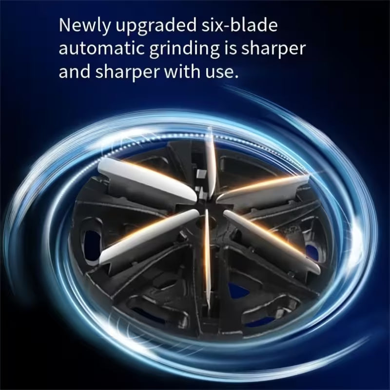 Mini Electric Shaver 2025 (Upgraded Version) – One-Button Operation, LCD Screen, Portable USB-Powered Travel Shaver for Men (300mAh)