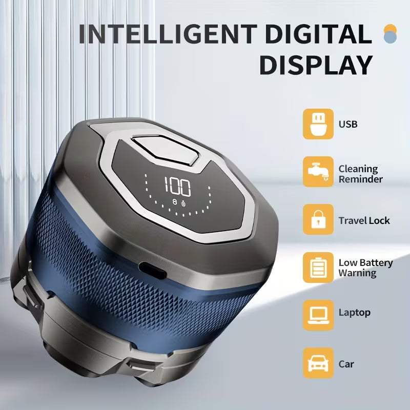 60-Minute Fast Charge Premium Grooming Kit with Digital Display